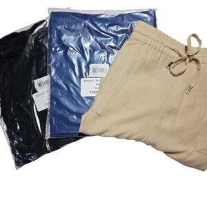 Style & Co Plus Mid-Rise Shorts - Set of 3  - NWT Tan, Black, Blue Size 0X (12W)